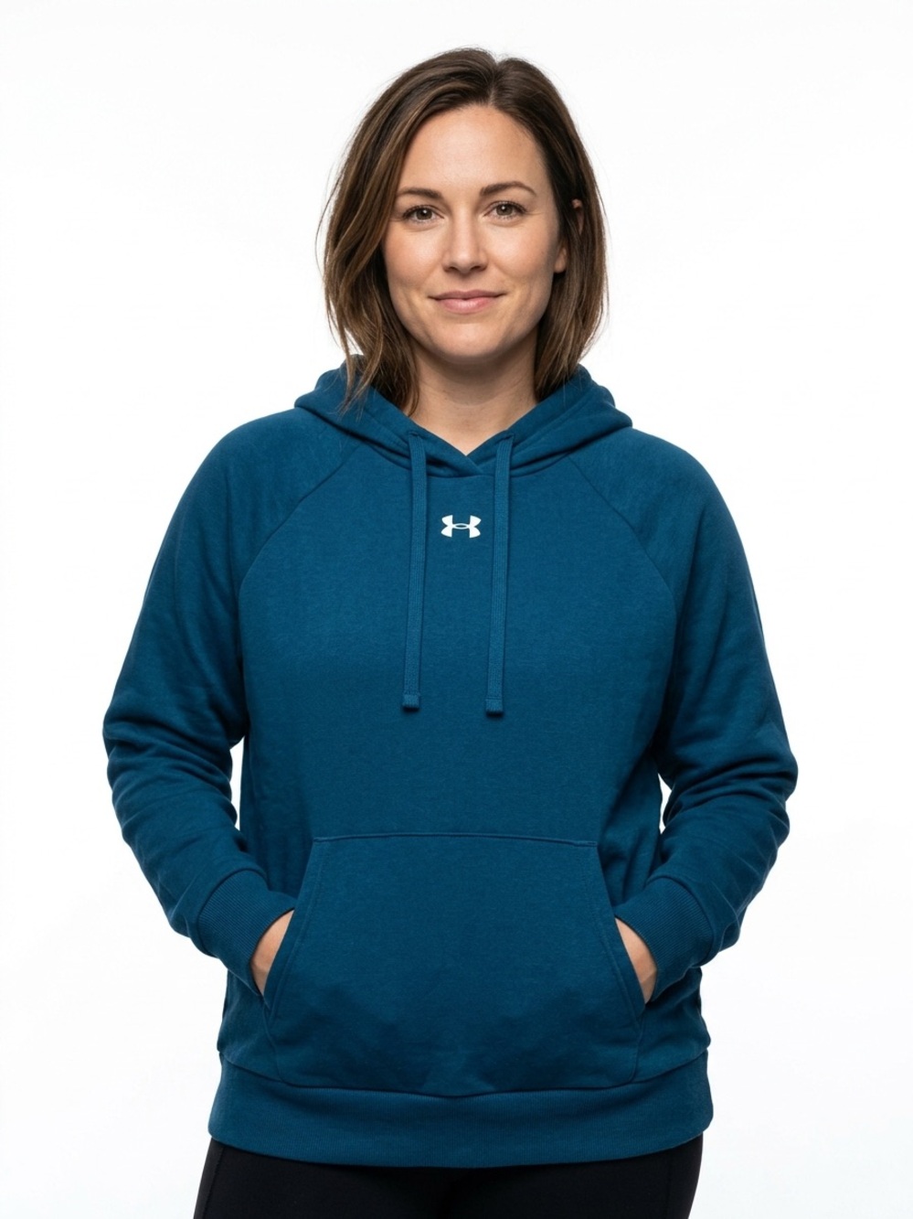 Under Armour Women's Teal Blue Cozy Pullover Hoodie